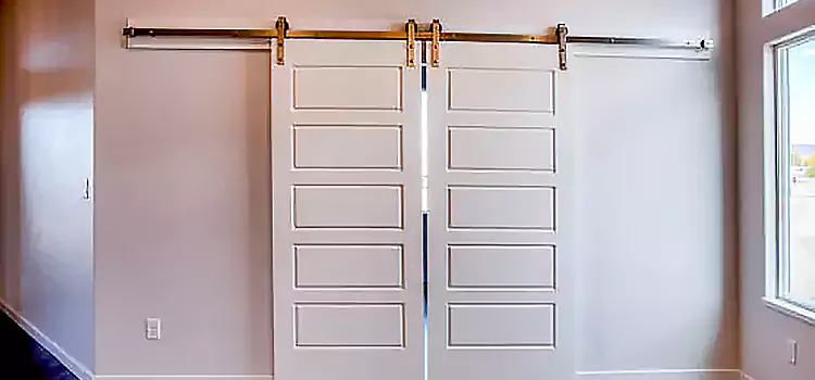 Glass Barn Door with Installation Hardware Kit Jasmine Estates