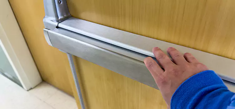 Installing a Push Bar on a Door Jasmine Estates